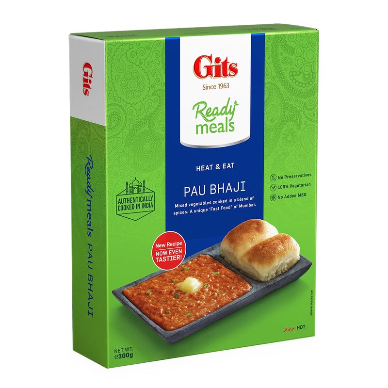 Gits Ready Meals, Pau Bhaji, 10.5 Ounce - Image 1